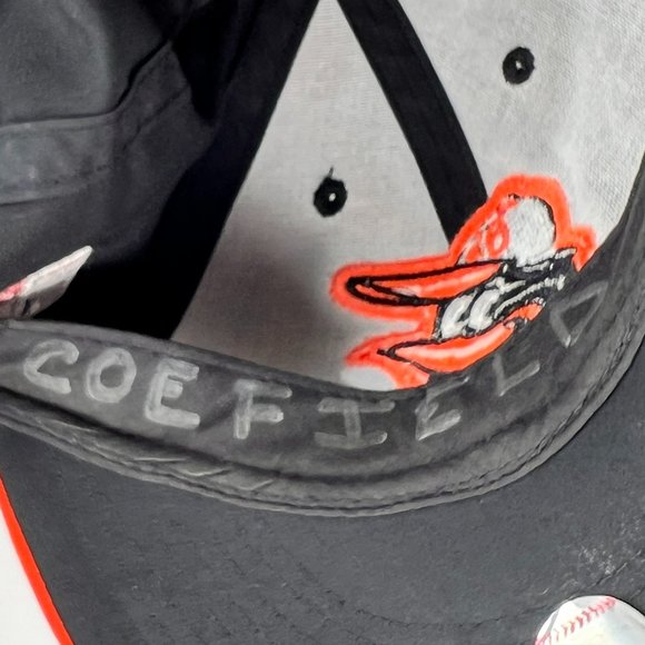 Baltimore Orioles Youth Kids MLB Strap Back Cap Hat Black Orange Baseball OC - Picture 14 of 15